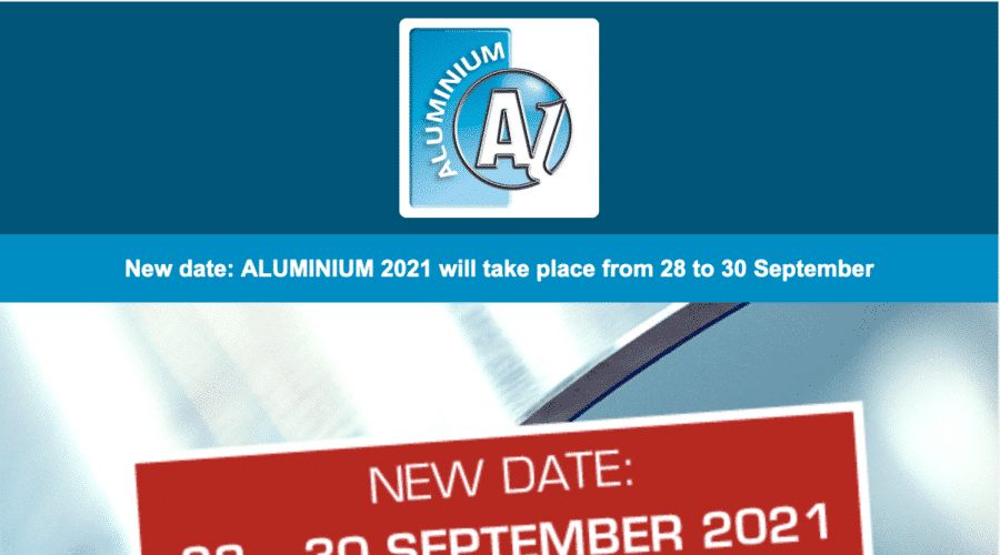 Aluminium 2021 postponed to Autumn